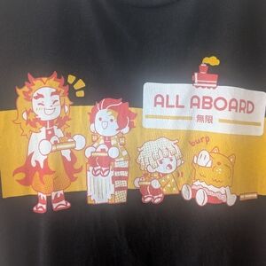 Demon Slayer: Kimetsu no Yaiba Black Graphic T-Shirt